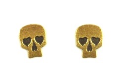 7751-B Skull Brass Post